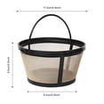 thumbnail image 6 of 8-12 Cup Reusable Filter Basket With Closed Bottom Fits MrCoffee Coffee Maker and Brewer - Permanent Filter Replacement for Mr Coffee Gold Basket-Style Filters 1-Pack, 6 of 6