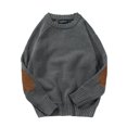 thumbnail image 4 of Suéter de invierno para hombre, cuello redondo, prendas de punto de otoño e invierno, ropa sencilla de moda, moda masculina, 4 of 6