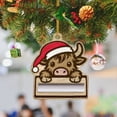 thumbnail image 3 of Funny Christmas Cartoon Cow Stand Christmas Ornament Christmas Tree Pendant 1 Piece Car Pendant Home Tree Decoration Christmas Tree Ornament Home Decoration 1 Pc, 3 of 3