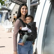 Infantino Flip 4-in-1 Convertible Baby Carrier, 4-Position, Unisex Baby 0+ Months, 8-32lbs, Black & Gray Leopard