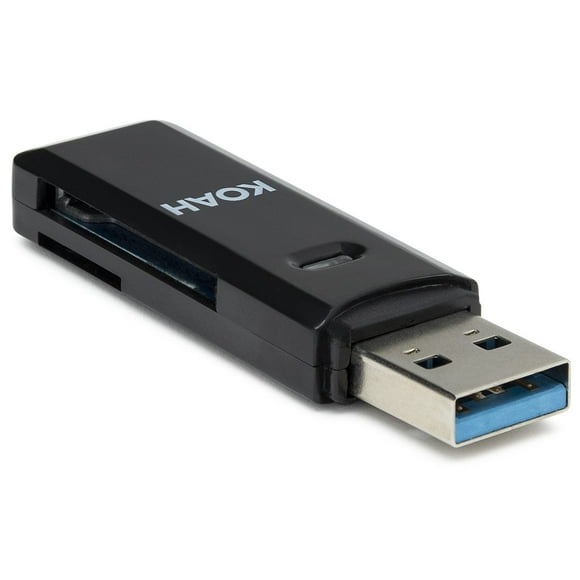 Lector de tarjetas de memoria Koah Pro 2 en 1 USB 3.0 para SD y Micro SD