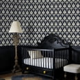 thumbnail image 4 of Baroque Peel and Stick Wallpaper Royal Baroque Inspired Navy Gold Floral vintage Wall Mural 23.6in x 9.8ft Self Adhesive Removable Wall Paper Renter Friendly Wallpaper for Bedroom Men, 4 of 8