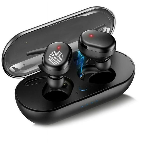 IPX5 Waterproof Bluetooth 5.0 Earbuds with 4-Hour Playtime and Portable Charging Case