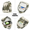 thumbnail image 5 of FORMRS Mini Backpack Purse for Women Travel Daypack Casual Shoulder Bag, Cartoon Christmas Trees, 5 of 7