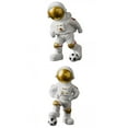 thumbnail image 1 of 2x estatuas de astronauti/artesanía astronauti resina decoración para hogar escritorio, 1 of 9