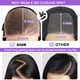thumbnail image 3 of Wigs IDHERE Wear and Go, cabello humano sin pegamento de 20 pulgadas, 3 of 6