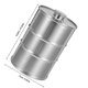 thumbnail image 2 of unbranded Cantimplora Para Vino En Acero Inoxidable Con Barril Para Uso Exterior Y Viajes En Color Plata, 2 of 6