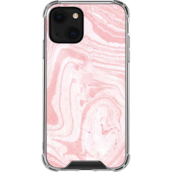 Skinit Marble Pink Marbling iPhone 14 Plus Clear Case