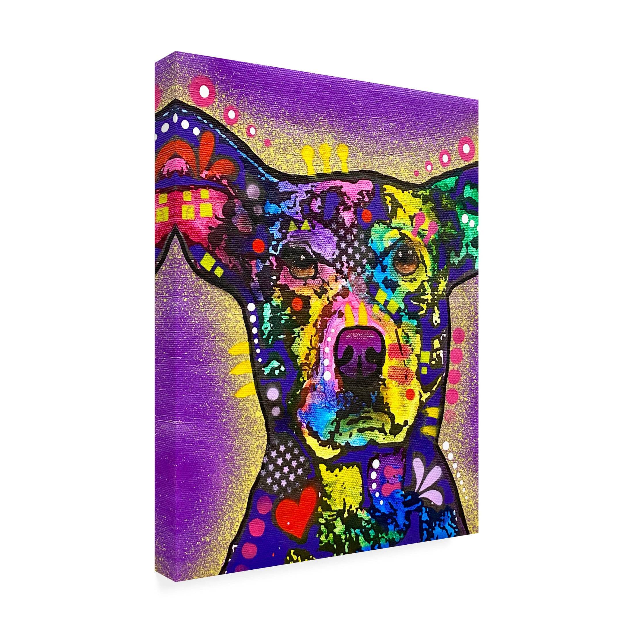 Canvas Wall Art - Dean Russo 'Undivided Attention' Wall Art for Living Room, Bedroom, or Office Décor by Trademark Fine Art - 35 x 47 Inches