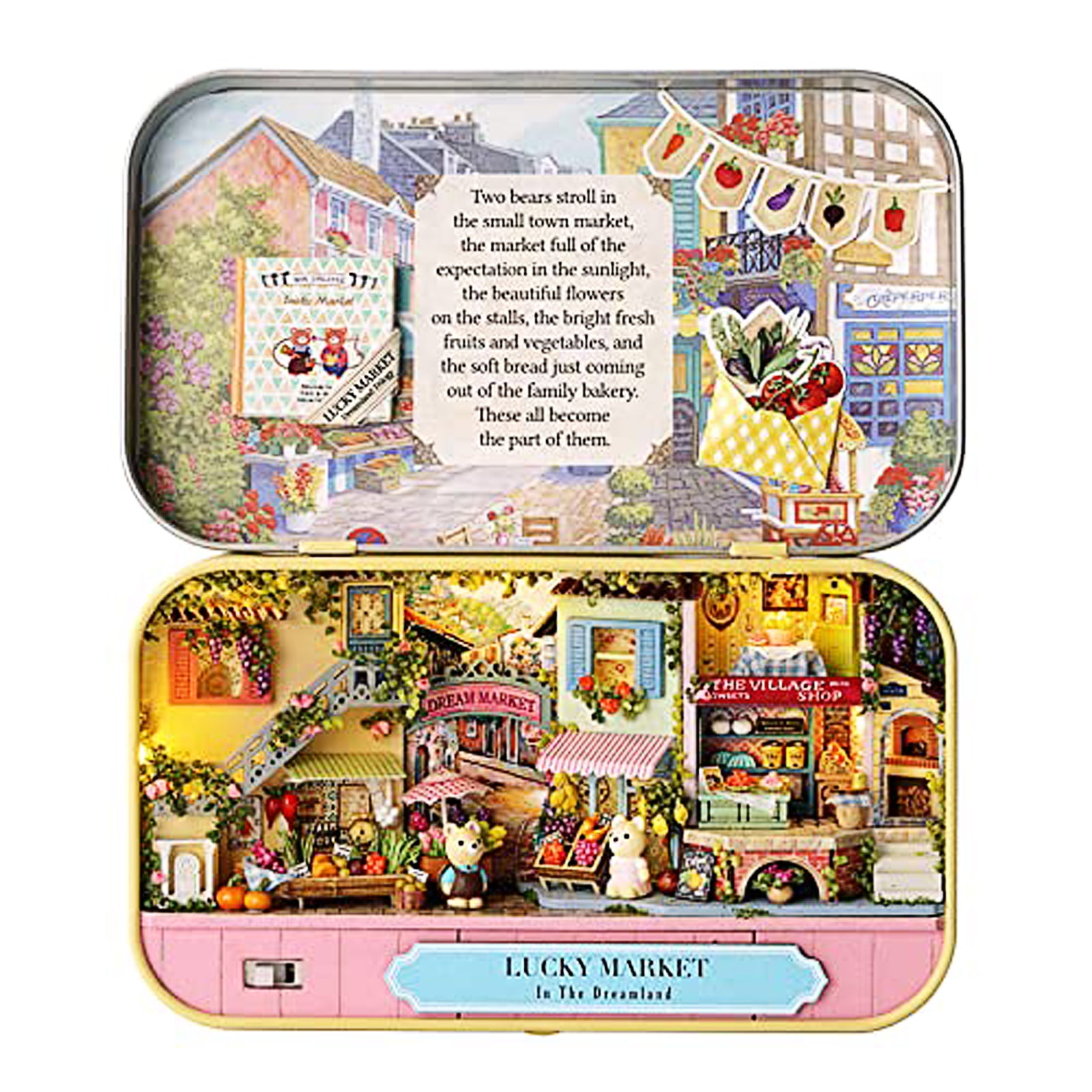 Objet décoratifDIY Miniature 3D Doll House Dollhouse Kit for Box Theatre  Trilogy Green Forest AWTX71103481A_haza 7221 - Cdiscount Maison
