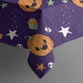thumbnail image 4 of Halloween Cute Pumpkins and Cupcakes Rectangle Tablecloth 60"x120",Waterproof Polyester Rectangle Table Cloth, Wipeable Spillproof Polyester Tablecloth for Dining, Camping, Indoor and Outdoor, 4 of 6