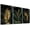 Gold Black Leaf, variant on Botanical Wall art for Living Room Tropical Plant Wall Art Canvas Prints Set Bathroom Decor Wall Art, Contemporary Green Gold Wall Art for Bedroom, Modern Wall Pictures Office Wall Art