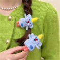 thumbnail image 5 of FENOHREFE Novelty Barrettes Hair Clip Little Girl Fun Elephant Flat Clip Hairpin Elephant Kidcore Hair Clip for Bunches, 5 of 7