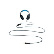 Enhance Voltaic Pro Gaming Headset - Stereo - USB - Wired - 32 Ohm - 20 Hz - 20 kHz - Over-the-ear - Binaural - Circumaural - 7 ft Cable - Omni-directional Microphone - Black, Blue