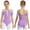 Light Purple, variant on Kaerm Gymnastics Leotard for Girls Sheer Mesh Ballet Dancewear Skating Jumpsuit Dance Unitard Athletic Biketard Light Purple 16