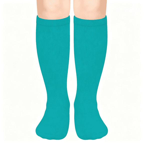 OQRKI 1 Pack Toddler Kids Youth Soccer Socks Girls Boys Baseball Socks Youth Knee High Softball Football Accessories Cotton Knee High Softball Socks