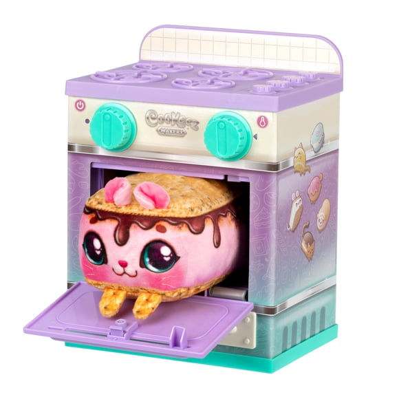 Playset Cookeez Makery Lil' Bakez para mascotas múltiples con 3 mascotas de peluche