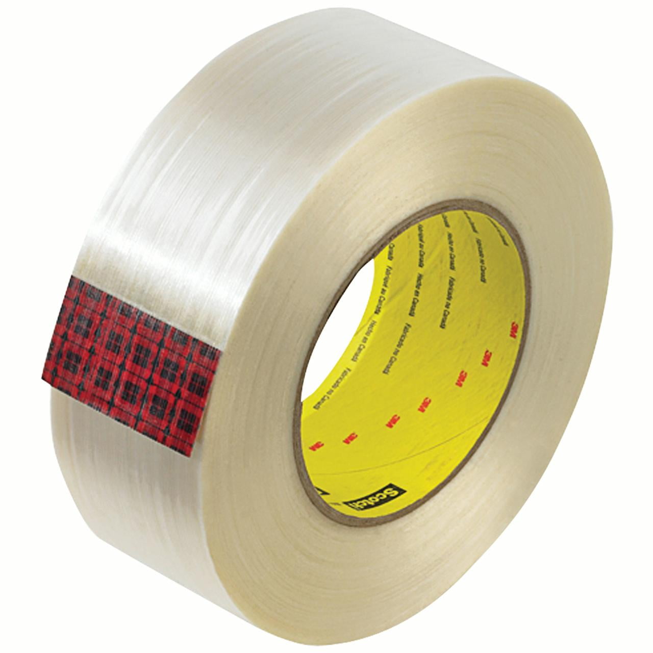 Scotch 3M 890MSR Strapping Tape 8.0 Mil 2" x 60 yds. Clear 24/Case