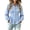 Light Blue-#q002, variant on Dweltoz Women Peplum Button Down Shirt Striped Long Sleeve Blouse Y2K Cinched Waist Business Casual Tops 2026 Fall Work Office Collared Outfits,Black L