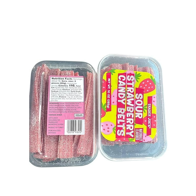 strawberry＊オーダーページ Trader Joe's Sour Strawberry Candy Belts, 10oz, 2 Pack