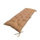 thumbnail image 1 of Kearding Cojín impermeable de poliéster para banco para máxima comodidad y protección Cojines para sillas de exterior Juegos de muebles de jardín caqui 120*50*8CM, 1 of 6