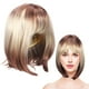 thumbnail image 1 of Peluca Bob para mujer: Peluca corta y recta para fiesta, de fibra sintética resistente al calor, ideal para disfraz de Halloween o fiesta de cosplay., 1 of 7