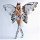thumbnail image 2 of 2024 Nuevo Espejo Mariposa Hada Alas Grandes Disfraz de Espectáculo Carnaval Fiesta Reina Disfraz de Actuación de Moda Conjunto, 2 of 4