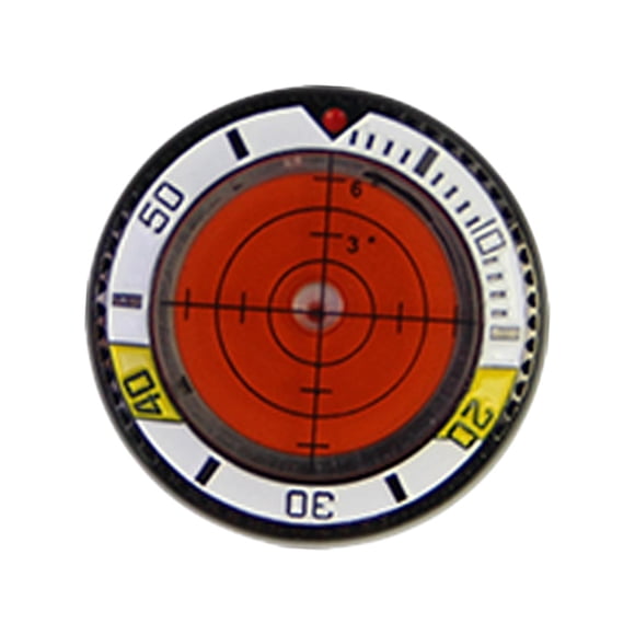 Golf Putting Green Reader Marcador de pelota de golf Marcadores de golf Nivel de burbuja redonda Ayuda de entrenamiento de golf para hombres y mujeres Naranja