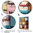 thumbnail image 3 of Designart "Campbells Soup Pop Art wall art II" Modern Canvas Print, 3 of 5