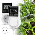 thumbnail image 2 of 1 st Termostatuttag med Sensor, Digital Temperaturregulatoruttag, Vattentät Temperaturswitch EU-kontakt, 2 of 5