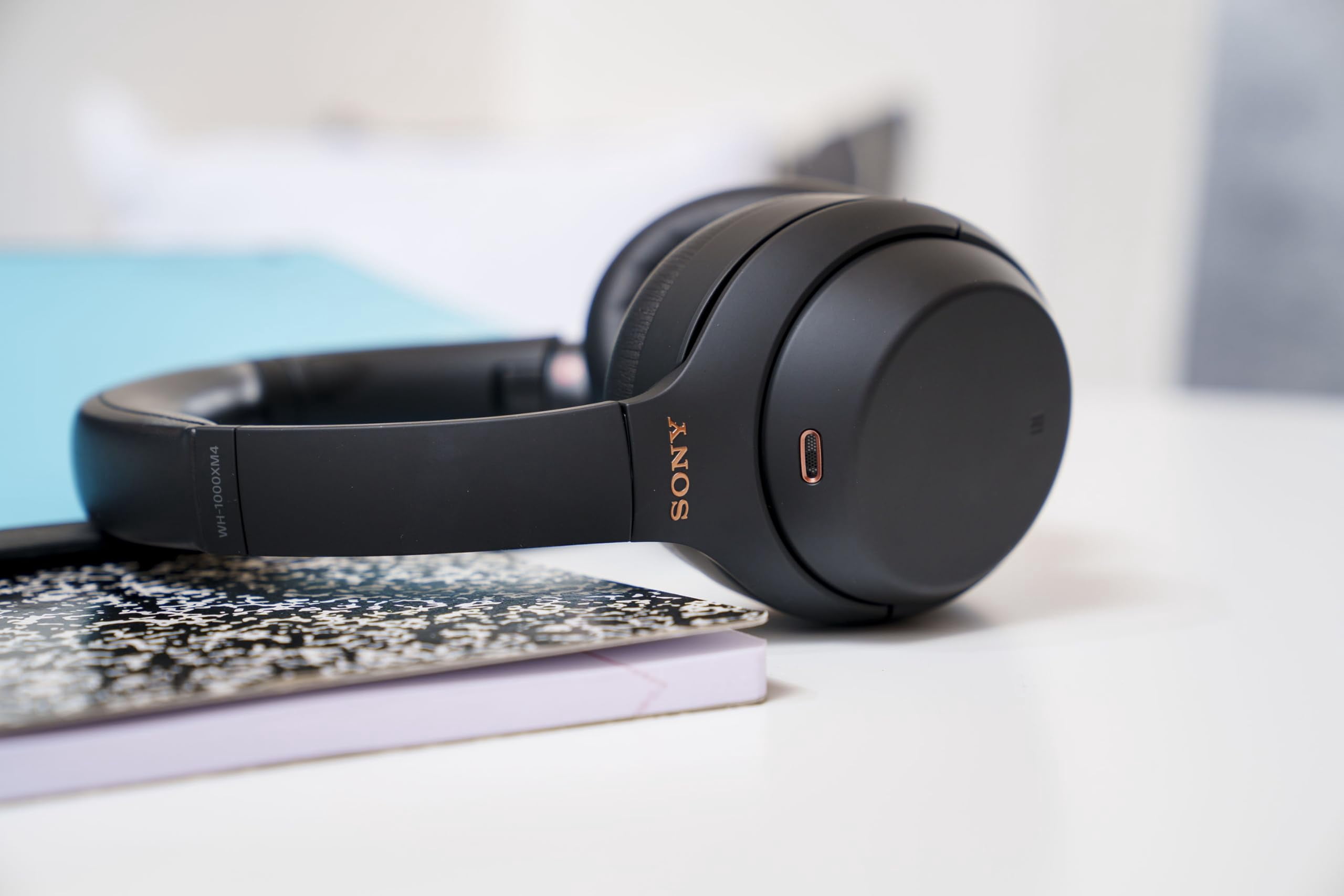Sony WH-1000XM4 Wireless Industry Leading Noise Canceling Over-Ear Headphones with Mic, Black