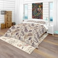 thumbnail image 1 of Designart Pattern with Red Roses Modern & Contemporary Duvet Cover Set, 1 of 5