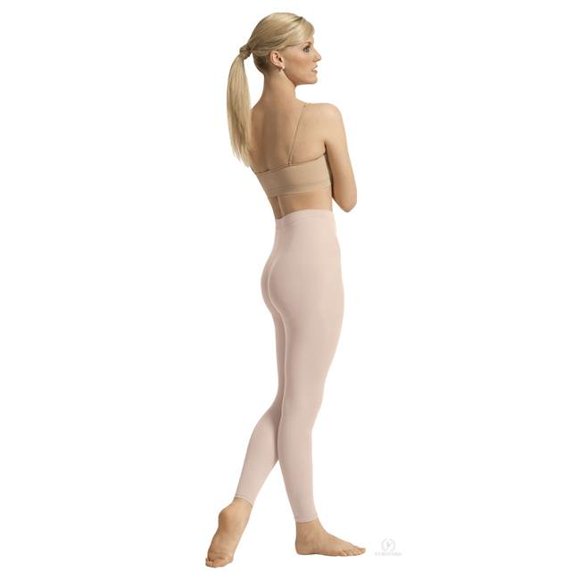 212-TP-S-M Intimates Adult Non-Run Footless Tights, Theatrical Pink - Small & Medium