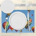 thumbnail image 3 of Ambesonne Nostalgic Place Mats Set of 4, Journey Fun Sky, Standard Size, Blue, 3 of 6