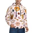 thumbnail image 2 of Sikiie Cute Dog Men's Hoodie, Essentials Hoodie, Sweatshirt, Pullover Hooded Sweatshirt for Men-Large, 2 of 7