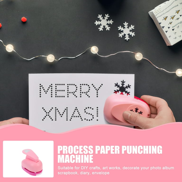 Punch Paper Hole Puncher Circle Craft Crafts Shapes Cutter Diy Decorative  Scrapbook Flower Heart Mini Cards Crafting 
