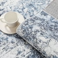 thumbnail image 5 of BERTHMEER 5'x7' Blue Abstract Area Rugs for Living Room Bedroom Contemporary Rugs Machine Washable non-slip, 5 of 8