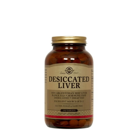 Solgar Desiccated Liver 250 Tablets