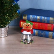 Jinveno Candy Jar Box Gingerbread Man Food Cans Christmas Decor Supplies(Women)