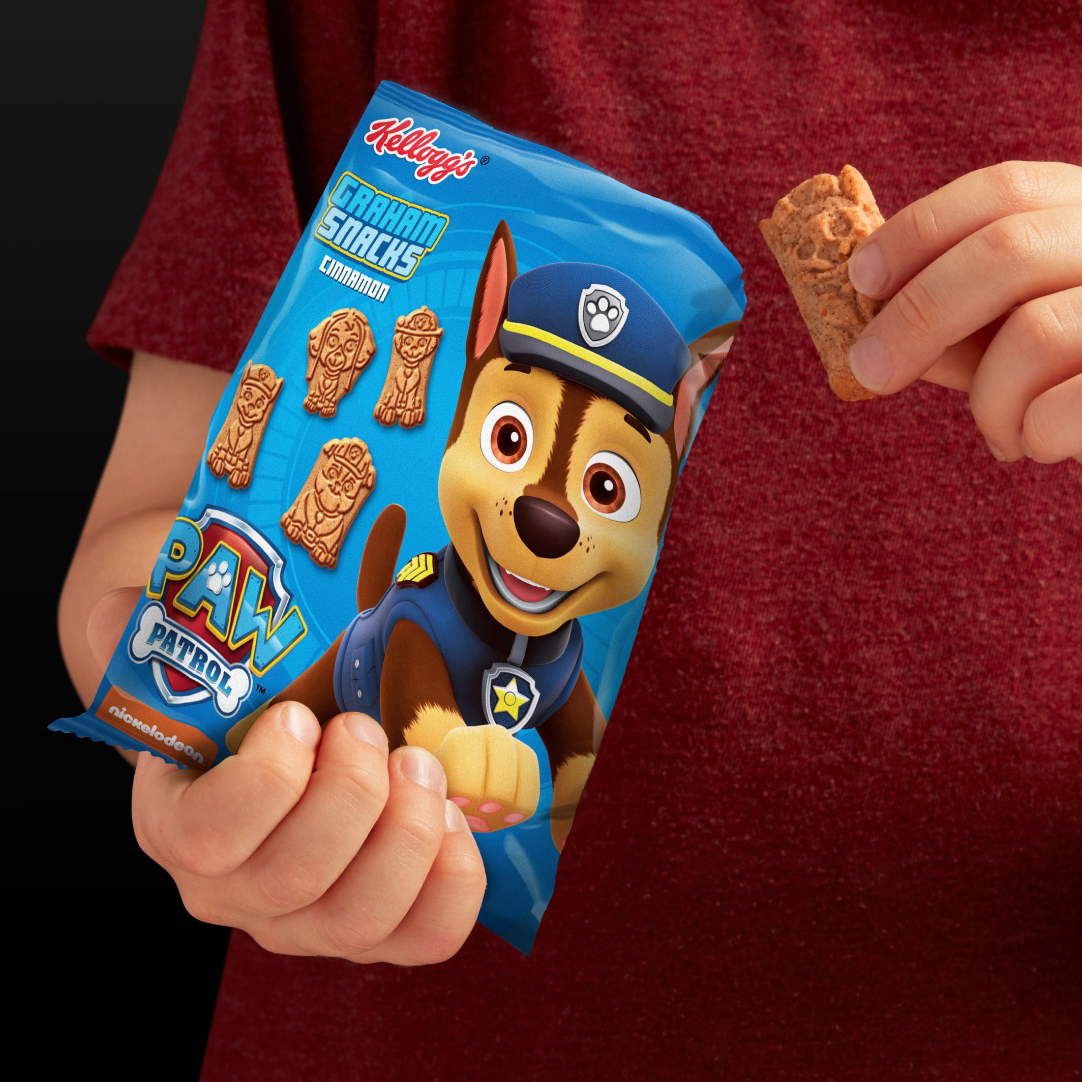 (4 pack) Kellogg's Cinnamon Graham Snacks, Kids Snacks, 10 Count