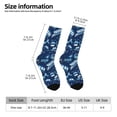 thumbnail image 2 of Fotbe Blue Bus Calcetas Largas con Estampado para Hombre y Mujer – Calcetas de Compresión Transpirables y Elásticas, Viajar y Uso Diario Talla 5-11, 2 of 6