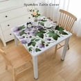 thumbnail image 2 of nygtbtfer Square Blue Floral Tablecloth  Stainproof Tablecloths,Wipeable Table Cloth Wrinkle-Free for Round/Rectangle/Oval/Square/Party/Wedding,Vintage Chic Botanical Country French Style, 2 of 7