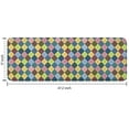 thumbnail image 7 of Multi Color Diamond Checkerboard Checkered Pattern Kitchen Rug Mat,Kitchen Runner Rugs Non Skid Washable,Decorative Kitchen Floor Mats for Kitchen,Sink,Laundry,17"x47.2", 7 of 7