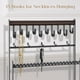 thumbnail image 4 of Soporte organizador de joyas ProCase, 6 niveles, 20 x 12 x 34 cm, negro, 4 of 8