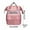 Pink, variant on Mommy Bag Backpack Multifunctional Large Capacity Double Shoulder Mother and Baby Bag Outdoor Leisure Large Capacity Backpack