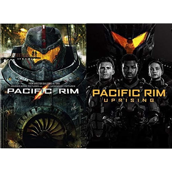 Pacific Rim & Pacific Rim Uprising 2 DVD Feature Film Bundle Idris Elba