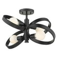 thumbnail image 1 of Golden Lighting 8330-4SF BLK Sloane 4-Light Semi-Flush Ceiling, Black, 1 of 5