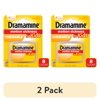 (2 pack) Dramamine Kids Chewable, Motion Sickness Relief, Grape Flavor, 8 Count