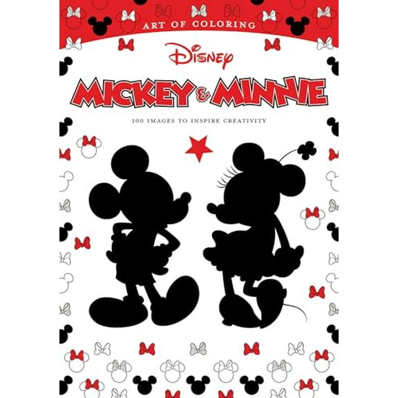 Pre-Owned Art of Coloring: Mickey & Minnie: 100 Images to Inspire Creativity (Paperback) 1484789733 9781484789735