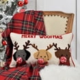 thumbnail image 3 of Funda de almohada decorativa LOOPUINHOM Merry Woofmas 30x51 cm, 3 of 9